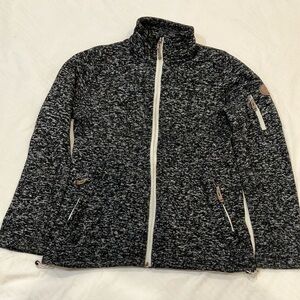 McKinley small women’s fleece zip sweater / Jacket Stand-Up Collar